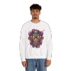 Hypnotic Swirl Face Crewneck Sweatshirt